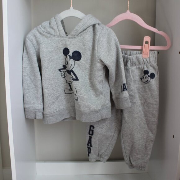 Mickey Mouse Hoodie Pants Set for toddler boy gap x disney - Picture 5 of 6